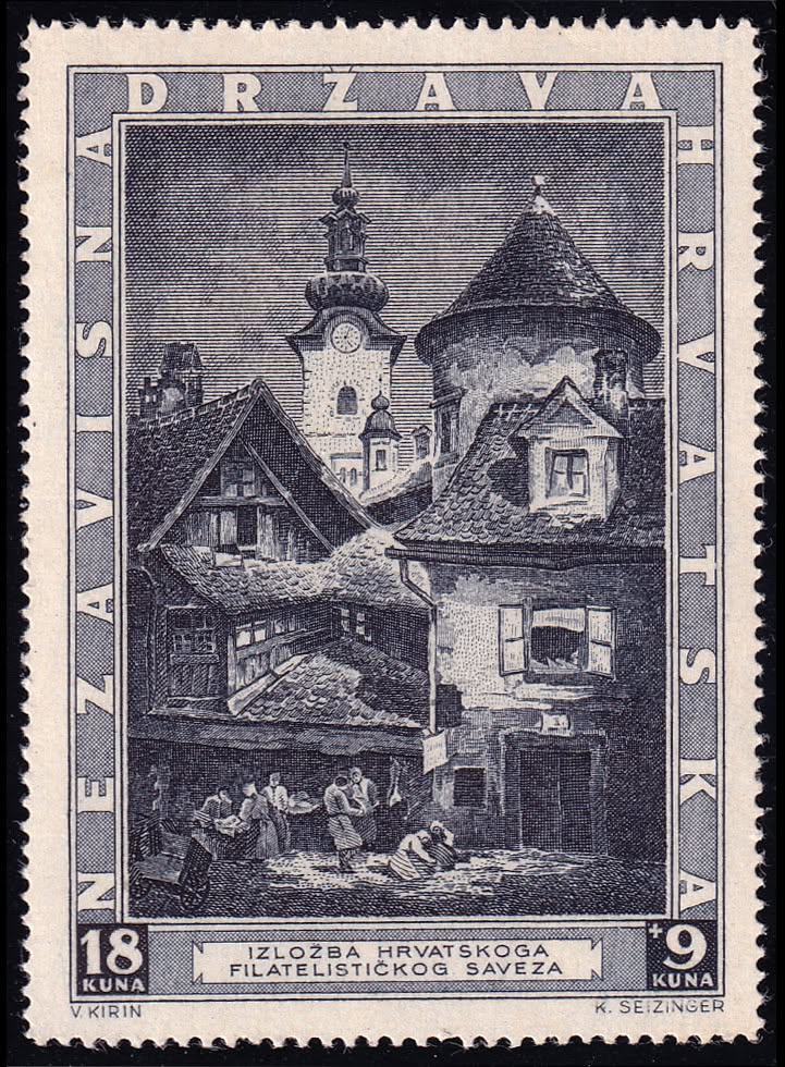 Crkva sv. Marije. Nagrađivana poštanska marka iz 1943. godine